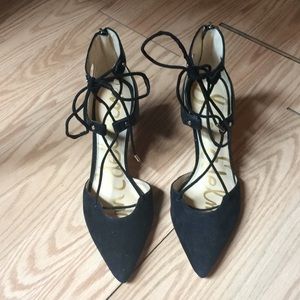 NWOT Sam Edelman Lace Up Heels